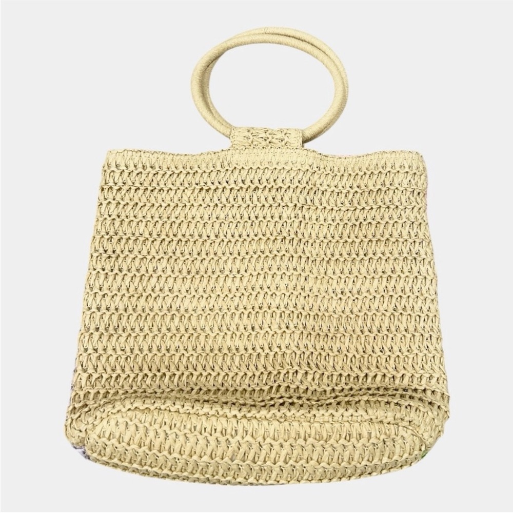 🆕 Art Class pastel crochet Multicolor Clutch Bag - Picture 2 of 3